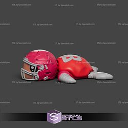 Basic STL Collection Football Turtle Alabama Crimson Tide