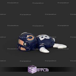 Basic STL Collection Football Turtle Chicago Bears