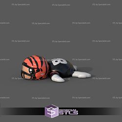 Basic STL Collection Football Turtle Cincinnati Bengals