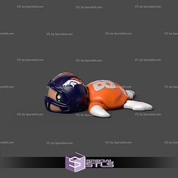 Basic STL Collection Football Turtle Denver Broncos