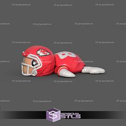 Basic STL Collection Football Turtle Kansas City Chiefs