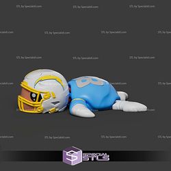Basic STL Collection Football Turtle Los Angeles Chargers