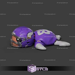 Basic STL Collection Football Turtle Minnesota Vikings