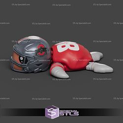 Basic STL Collection Football Turtle Ohio State Buckeyes