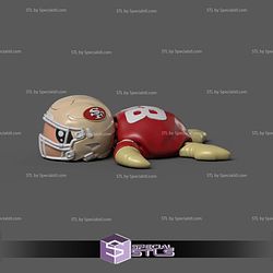 Basic STL Collection Football Turtle San Francisco 49ers