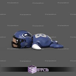 Basic STL Collection Football Turtle Seattle Seahawks