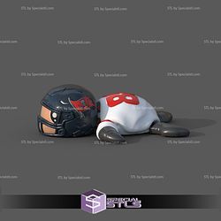 Basic STL Collection Football Turtle Tampa Bay Buccaneers