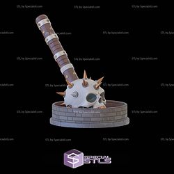 Basic STL Files Skull Mace Dice Tower