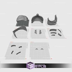 Cosplay STL Files Alien Dandadan Serpio Mask