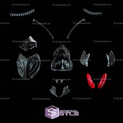 Cosplay STL Files Beru Helmet