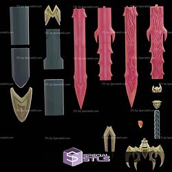 Cosplay STL Files Blade Sword Marvel Rivals