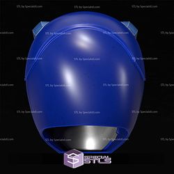 Cosplay STL Files Blue MMPR Ranger Helmet