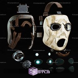Cosplay STL Files Borderlands Mask