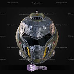 Cosplay STL Files Doom Slayer Dark Ages Remastered Helmet
