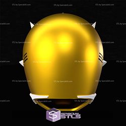 Cosplay STL Files Gold Samurai Ranger Helmet
