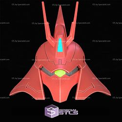 Cosplay STL Files Gundam MSN-04 Sazabi Helmet