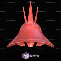 Cosplay STL Files Gundam MSN-04 Sazabi Helmet