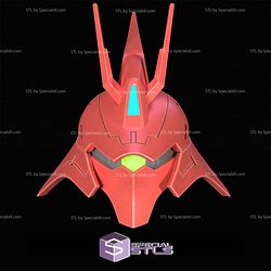 Cosplay STL Files Gundam MSN-04 Sazabi Helmet