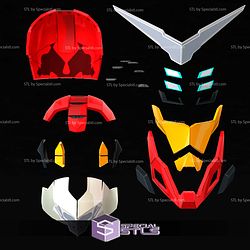 Cosplay STL Files Iron Man Tokon Helmet
