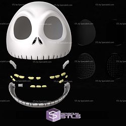 Cosplay STL Files Jack Skellington Mask