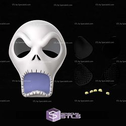 Cosplay STL Files Jack Skellington Mask