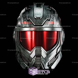 Cosplay STL Files Mr Soldier Helmet