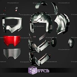 Cosplay STL Files Mr Soldier Helmet
