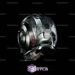 Cosplay STL Files Mr Soldier Helmet
