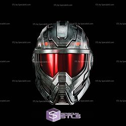 Cosplay STL Files Mr Soldier Helmet