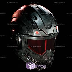 Cosplay STL Files Mr Soldier Helmet