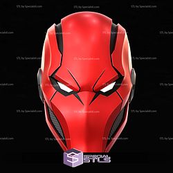 Cosplay STL Files Red Hood Helmet 2025