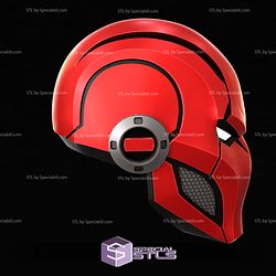 Cosplay STL Files Red Hood Helmet 2025