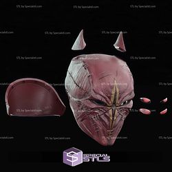 Cosplay STL Files Saint Batman Azrael Helmet
