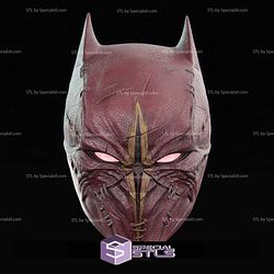 Cosplay STL Files Saint Batman Azrael Helmet