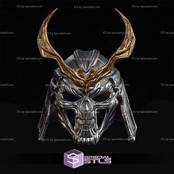 Cosplay STL Files Shao Kahn MK2 Helmet