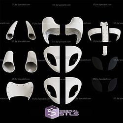 Cosplay STL Files Silksong Hornet Mask