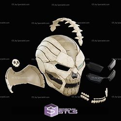 Cosplay STL Files Skull Dr Doom Mask