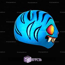 Cosplay STL Files Tiger Kpop Demon Hunter Mask