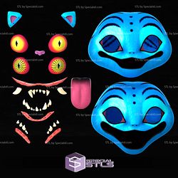 Cosplay STL Files Tiger Kpop Demon Hunter Mask
