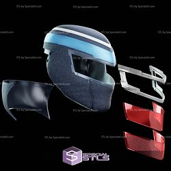Cosplay STL Files Vigilante Peacemaker Helmet