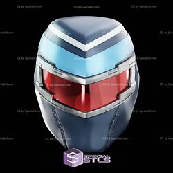 Cosplay STL Files Vigilante Peacemaker Helmet