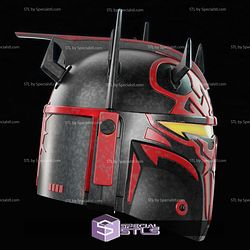 Cosplay STL Files Val Serath Darth Maul Helmet