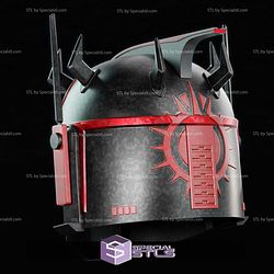 Cosplay STL Files Val Serath Darth Maul Helmet