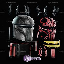 Cosplay STL Files Val Serath Darth Maul Helmet