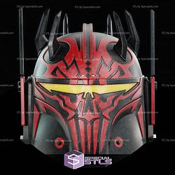 Cosplay STL Files Val Serath Darth Maul Helmet