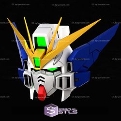 Cosplay STL Files Wing Gundam Zero EW Helmet