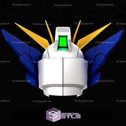 Cosplay STL Files Wing Gundam Zero EW Helmet