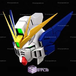 Cosplay STL Files Wing Gundam Zero EW Helmet