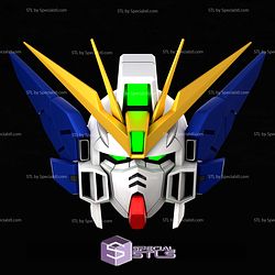 Cosplay STL Files Wing Gundam Zero EW Helmet