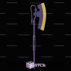 Cosplay STL Files Zaku Gundam Heat Hawk Axe